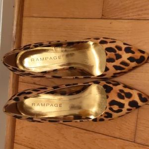 Rampage cheetah print heel sz 10
